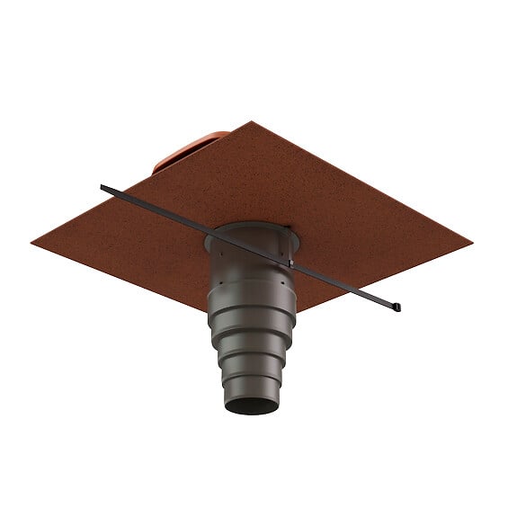 UBBINK - Sortie de toit VMC Valetis universel ocre multidiam - UBBINK - 172122 - large