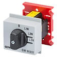 GEWISS - Commutateur voltmètre 4 positions phase-neutre 3 modules - GEWISS - GW96851 - vignette