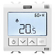 GEWISS - Thermostat connecté ChoruSmart Blanc satiné mesure temp/humidité Zigbee - GEWISS - GW15709 - vignette