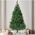 TECTAKE - Sapin de Noël artificiel moulé par injection avec support métallique vert - vignette