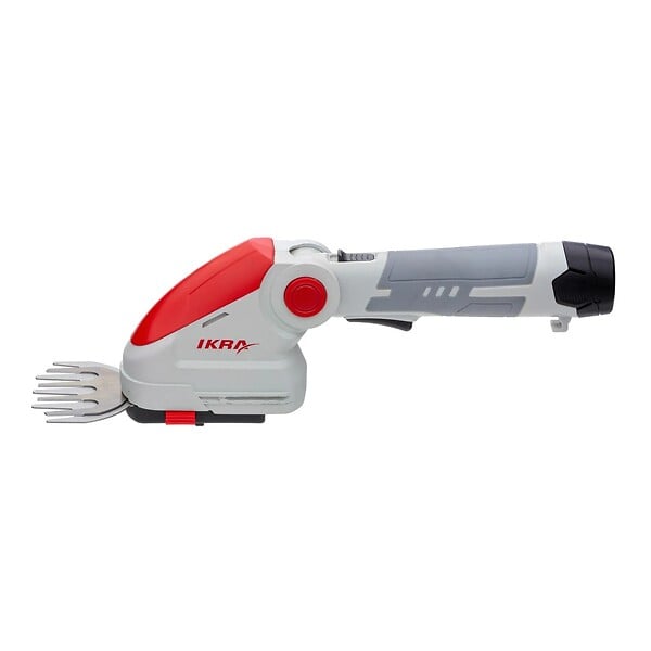 IKRA - Cisaille à gazon et Taille buisson Télescopique sans fil à batterie 12V Inclus 2 lames 10cm et 20cm Chargeur 12V IKRA - large