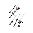 IKRA - Outils de Jardin Multifonction Thermique 4 en 1 Taille haie + Élagueuse + Débroussailleuse (lame et bobine) IKRA - vignette