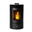 SANNOVER - Poêle à granulés étanche Azora 11,6 kW Noir Sannover - vignette
