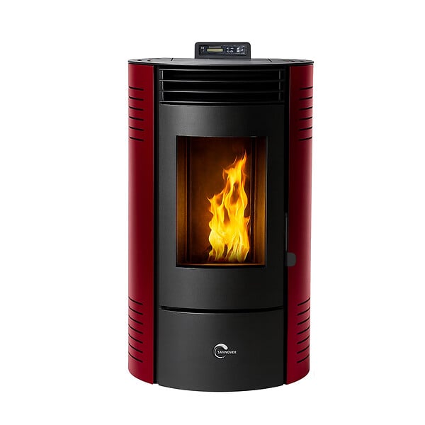 SANNOVER - Poêle à granulés étanche Azora 11,6 kW Bordeaux Sannover - large
