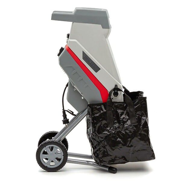 IKRA - Broyeur de végétaux électrique 2500W 2 Lames acier trempé Branches jusqu'à 45mm Sac 45L IKRA - large