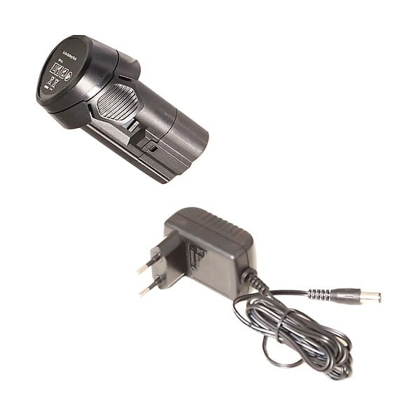 IKRA - Coupe bordure à batterie 12V Lithium 2,5Ah - Chargeur 12V - 20 Couteaux en nylon Inclus IKRA - large