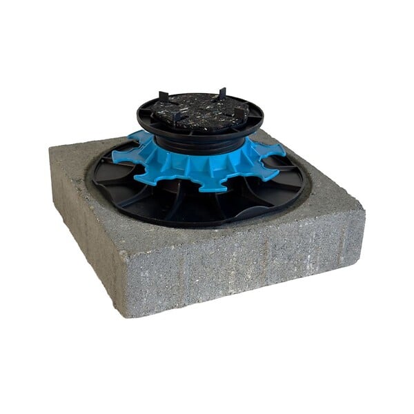 VERINDAL+ - Dalle stabilisatrice pour plot - Béton - 24 x 24 x 6 cm - large