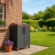 ARTPLAST - Abri Poubelles 2 Sacs Anthracite - Armoire Cache Poubelle de Tri Sélectif 68 x 37 x 90 cm Terrasse, Restaurant Art Plast - vignette