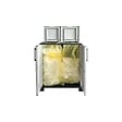 ARTPLAST - Cache Poubelles de tri Selectif 2 Sacs - Armoire Recyclage 68 x 37 x 90 cm Gris Clair 2 Portes 4 pieds ART PLAST - vignette
