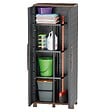 ARTPLAST - Armoire à balais + 3 Etagères Amovibles Anthracite 68 x 37 x 169 cm - Placard à balais Charge 60kg Garage Buanderie ArtPlast - vignette