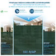 VOUNOT - Brise vue occultant en HDPE 150g/m² 1x10m avec attaches de fixation vert - vignette