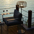 LUMISKY - Lampadaire extérieur sans fil STANDY BAMBOU H150cm - vignette