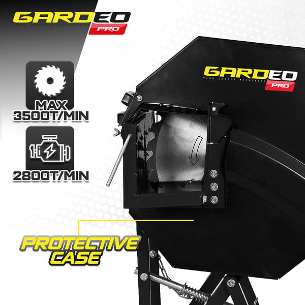 GARDEO PRO - Scie à buches électrique 2200 W - Lame 405mm - large
