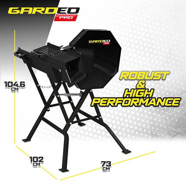 GARDEO PRO - Scie à buches électrique 2200 W - Lame 405mm - large