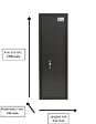 TRESORSAFE - Armoire À Fusils Tresorsafe 6 Armes Serrure À Clés - vignette