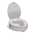 PELLET - Réhausse WC PMR PELLET plastique blanc avec abattant 10 cm + Barre de maintien coudée PMR PELLET Essentiel - vignette