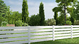 ALTONA - Poteau d'angle PVC ADELE blanc - 90x90cm - vignette