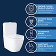 GROHE - WC à poser sans bride Euro Ceramic + Tabouret physiologique Blanc - vignette