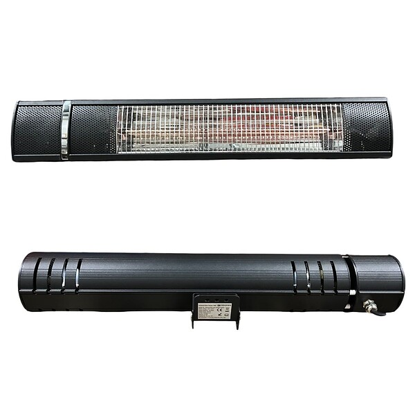 KEMPER - Chauffage Électrique Infrarouge 2000W + Télécommande - Chauffage Mural Protection IP65 Intérieur Extérieur Kemper - large