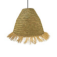 LUMISKY - Suspension Extérieure XXL Jonc de Mer Beige D100cm Câble 5m - vignette