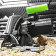 CONSTRUCTOR - Scie circulaire plongeante 1400W avec rail de guidage - Lame 190mm 24 dents - vignette