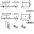JACOB DELAFON - Baignoire bain douche Capsule compacte et profonde 140 x 90 cm - vignette