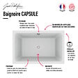 JACOB DELAFON - Baignoire bain douche 120 X 80 Capsule - vignette