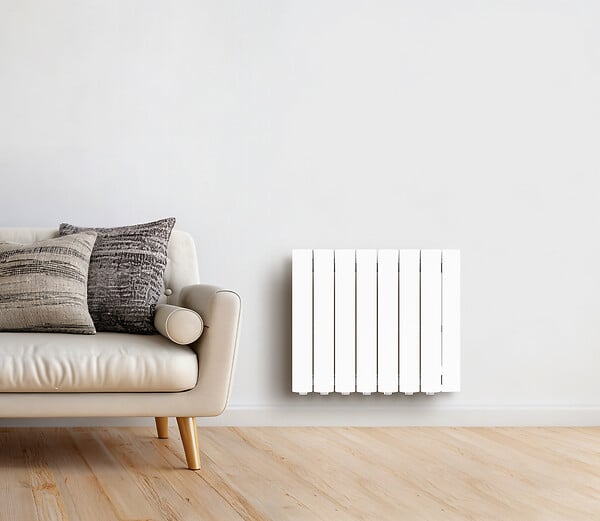 HEALLUX - Radiateur bain d'huile - Blanc - 1500W - large