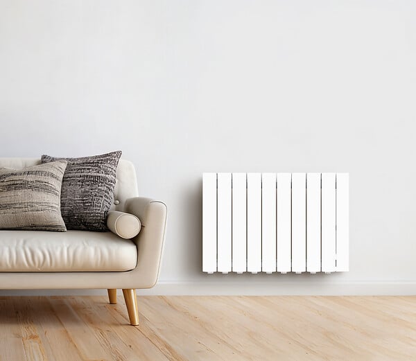 HEALLUX - Radiateur inertie fluide - Blanc - 1800 W programmable et sécurisé - large
