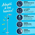 GROHE - Colonne bain douche thermostatique Vitalio Start System chromé + Tablette de douche d'angle Start Cube - vignette