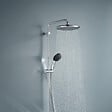 GROHE - Colonne bain douche thermostatique Vitalio Start System chromé + Tablette de douche d'angle Start Cube - vignette