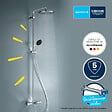 GROHE - Colonne bain douche thermostatique Vitalio Start System chromé + Tablette de douche d'angle Start Cube - vignette