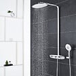 GROHE - Colonne de douche thermostatique Rainshower System SmartControl Mono 360 Blanc/chromé + Panier douche Start Cube - vignette