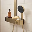 HANSGROHE - Pommeau de douche Pulsify Select S 105 EcoSmart 3jets bronze brossé - vignette