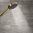 HANSGROHE - Pommeau de douche Pulsify Select S 105 EcoSmart 3jets bronze brossé - vignette