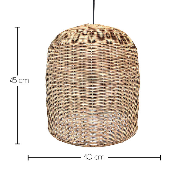 LUMISKY - Suspension solaire bohème GIACOMO SOLAR H45cm - large