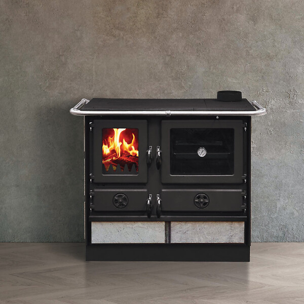 INTERSTOVES - Cuisinière à bois MAGNUM MBS en fonte | Sortie côté gauche - - large