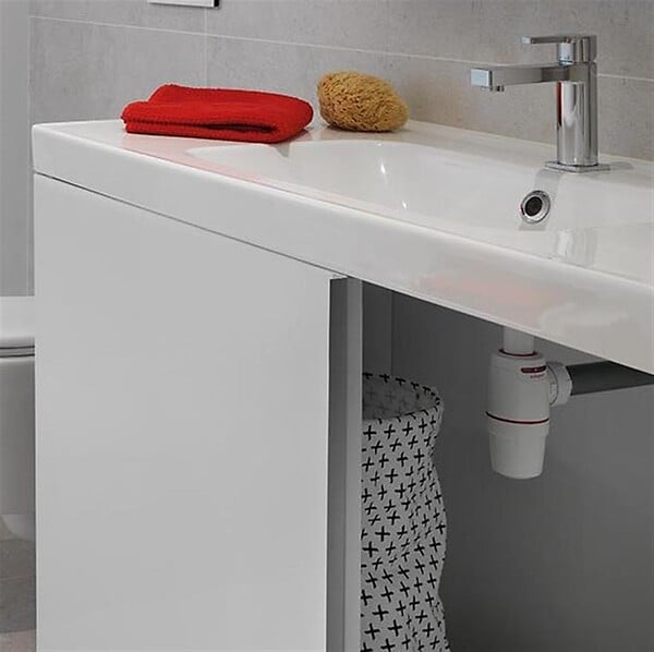 WIRQUIN - Siphon de lavabo NEO - Ø entrée G1"1/4 - sortie 32 mm - large