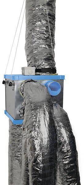 AUTOGYRE - Kit VMC simple flux - SILENT'AIR CUBE DH - large