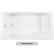 JACOB DELAFON - Baignoire bain douche Malice, version gauche Blanc brillant 170 x 90 - vignette