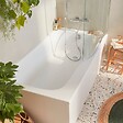 JACOB DELAFON - Baignoire bain douche Malice 160 x 85 cm version Droite, Blanc mat - vignette