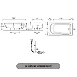 JACOB DELAFON - Baignoire bain douche Malice 160 x 85 cm version Droite, Blanc mat - vignette
