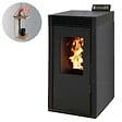 INTERSTOVES - Pack Poêle à Granulés Marina 8 Étanche + Kit Conduit Double Flux Vertical Ø80/125 - - vignette