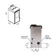 INTERSTOVES - Pack Poêle à granules MARINA 6 Etanche + Kit Conduit Vertical 80/125 - - vignette