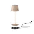 LUMISKY - Lampe de table sans fil ABBY Sable H30cm - vignette