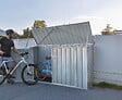 CERLAND - Abri 2 vélos FRASER en acier galvanisé - L.226xH.131xl.78cm - vignette