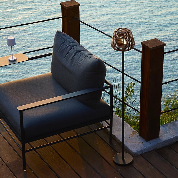 LUMISKY - Lampadaire extérieur sans fil MIDY BOHEME H120cm - large
