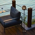 LUMISKY - Lampadaire extérieur sans fil MIDY BOHEME H120cm - vignette