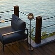 LUMISKY - Lampadaire extérieur sans fil MIDY BOHEME H120cm - vignette