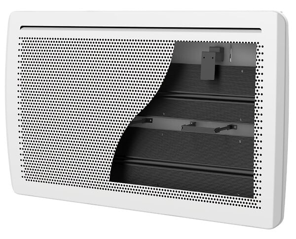 BESTHERM - Radiateur électrique fixe panneau rayonnant 1500W Bestherm TALYA horizontal blanc - large